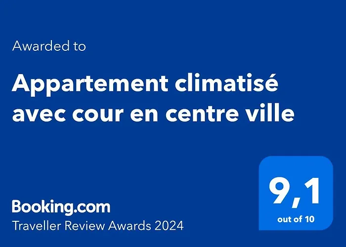 Appartement Climatise Avec Cour En Centre Ville